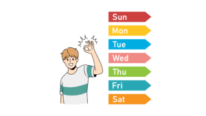 TikTokの予約投稿におすすめの投稿曜日